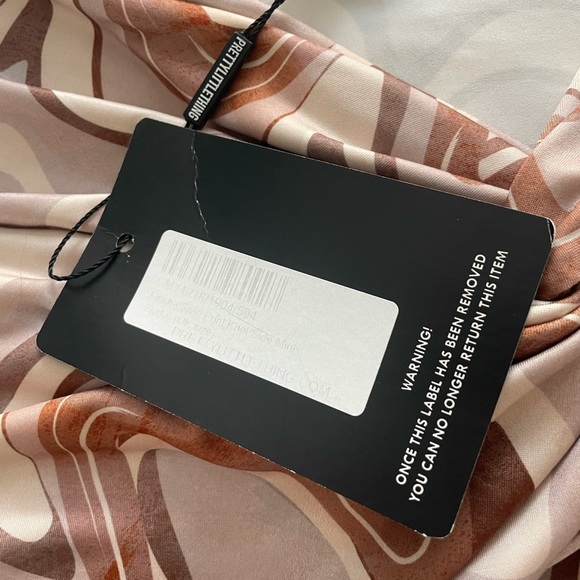 Pretty Little Thing Mocha Knot Skirt - Picture 5 of 5